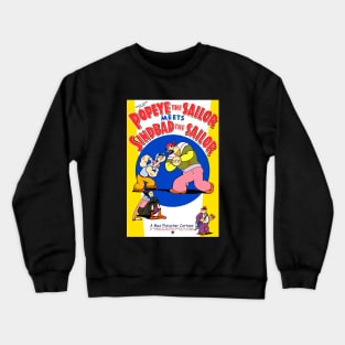 Popeye Meets Sindbad Crewneck Sweatshirt